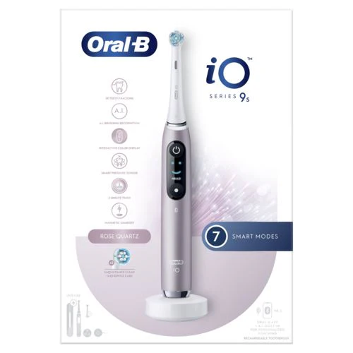 Escova de Dentes Elétrica Oral-B iO9s - Rosa - Image 2
