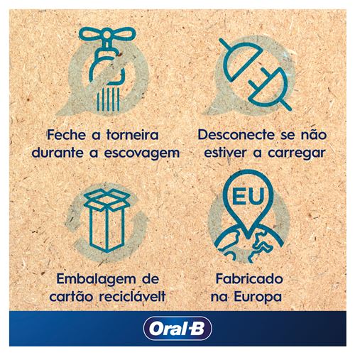 Escova de Dentes Oral-B Pro 3 3500 Design Edition Preta 1Un - Image 6