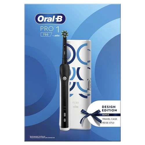 Escova de Dentes Oral-B Pro1 750 Design Edition Preto - Image 3