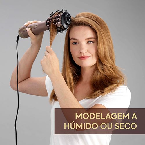 Escova Modeladora Babyliss AS95E Air Power Volume Air Brush - Rosa - Image 11