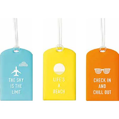 Etiqueta de Viagem Go Travel Glo Case ID - 2 Unidades - Envio Aleatório