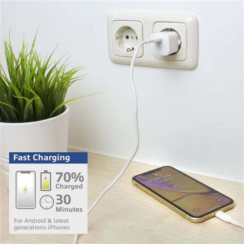 Adaptador de Corrente Ewent USB-C 33W - Branco - Image 6