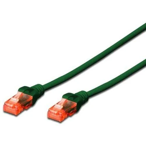 Cabo de Rede Ewent RJ45 Cat6 - Verde - 1.0m - Image 2