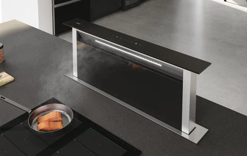 Exaustor Integrado Haier I-Design HADD9SS6B | 105,3x88x11,5 cm | 605 m³/h | 74 dB | B | Preto - Image 4