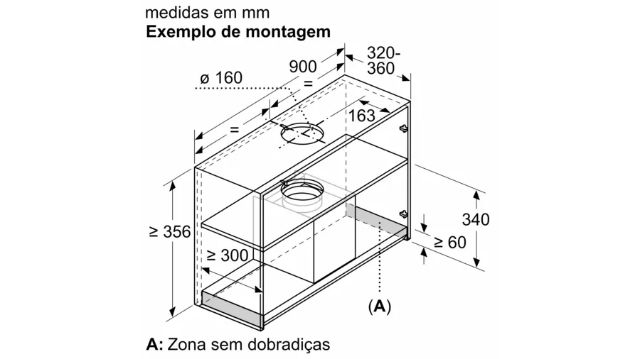 Exaustor De Parede Bosch DBB97AM60 Design Integrado Preto 90Cm B - Image 9