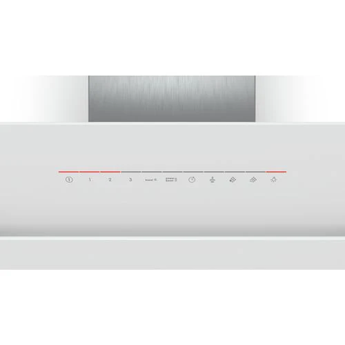 Exaustor de Parede Bosch Serie 6 DWK98JQ20 | 89x49,9 cm | 840 m³/h | 55 dB | A+ | Aço inoxidável, Branco - Image 2