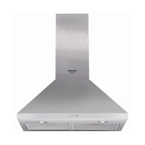 Exaustor de Parede Hotpoint HHPC 6.5F AM X | 68,5x60x50 cm | 625 m³/h | C | Aço inoxidável