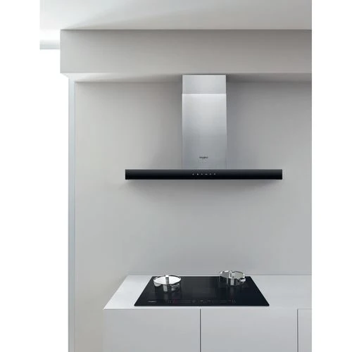 Exaustor Integrado Whirlpool WHBS C92F LT X | 90x45,6 cm | 730 m³/h | 61 dB | B | Cinzento - Image 2