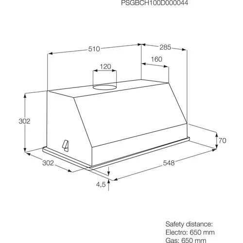 Exaustor Telescópico AEG 570DM RVS | 30,2x54,8x30,2 cm | 440 m³/h | 65 dB | D | Prateado - Image 2