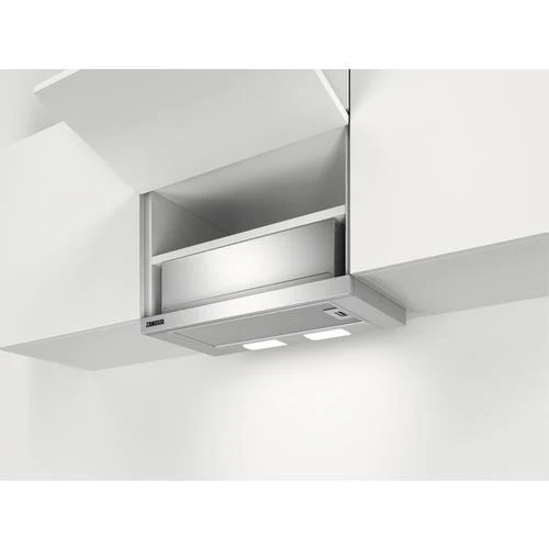 Exaustor Integrado Zanussi ZFP216S | 59,8x28,4 cm | 330 m³/h | 64 dB | C | Aço inoxidável - Image 4