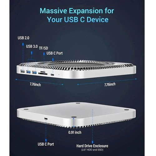 Adaptador ExpandPro USB-C 7 em 1 para Mac Mini - Image 5