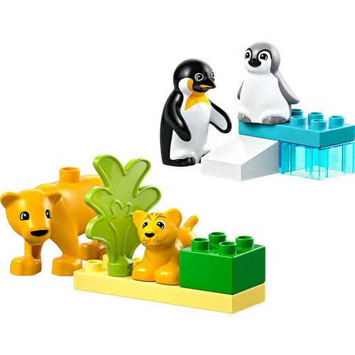 LEGO DUPLO Town 10442 - Famílias de Animais Selvagens: Pinguins e Leões - Image 2