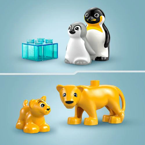 LEGO DUPLO Town 10442 - Famílias de Animais Selvagens: Pinguins e Leões - Image 3
