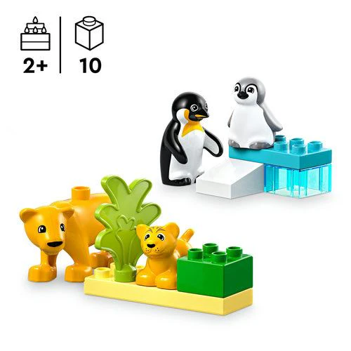 LEGO DUPLO Town 10442 - Famílias de Animais Selvagens: Pinguins e Leões - Image 6