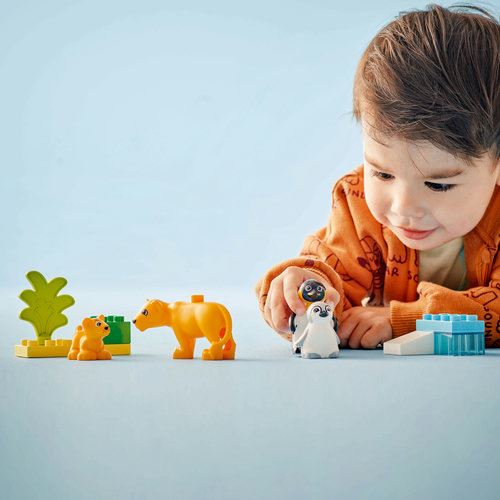 LEGO DUPLO Town 10442 - Famílias de Animais Selvagens: Pinguins e Leões - Image 7