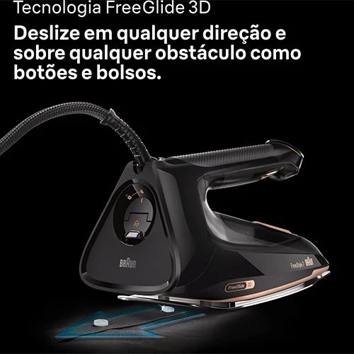 Ferro a Vapor Braun FI 7276 BK 2000W - Preto - Image 5