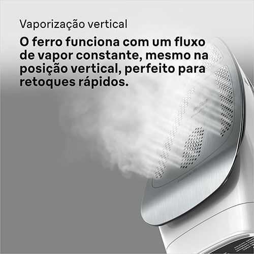 Ferro a Vapor Braun SI 7149 WB | 2200W | 50g/min - Branco e Preto - Image 5