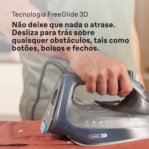 Ferro a Vapor Braun SI9682DB TexStyle 9 - Azul - Outlet - Grade A - Image 7
