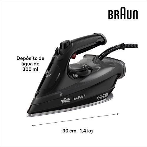 Ferro a Vapor Braun TexStyle 5 SI5088BK - Preto - Outlet - Grade A - Image 3