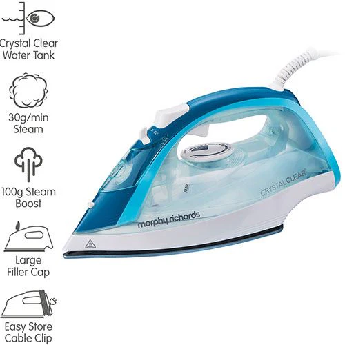 Ferro a Vapor Morphy Richards Crystal Clear - Azul - Image 6