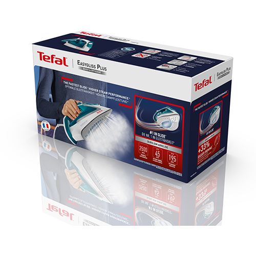 Ferro a Vapor Tefal FV5718E0 Easygliss Plus | 2500 W | 45 g/min - Verde - Image 6