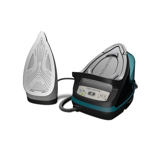 Ferro Caldeira Rowenta Compact Steam Pro Dg7623F0 | 6.3B | Potência : 2200 W - Preto | Azul - Outlet - Grade A - Image 5