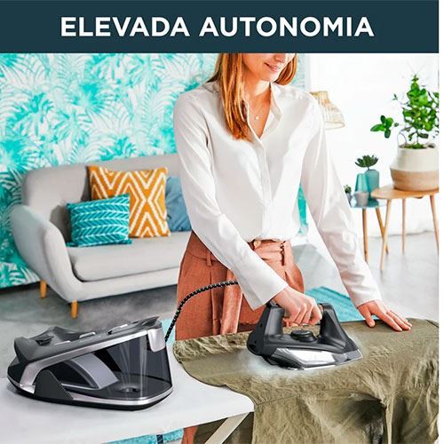 Ferro com Caldeira Rowenta Easy Steam Vr7361F0 | 1,4L | 2400 W | Preto - Outlet - Grade A - Image 3