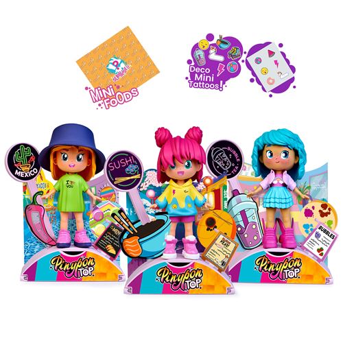 Figura Articulada Pinypon To: Foodie Girls - Famosa - Envio Aleatório - Image 3