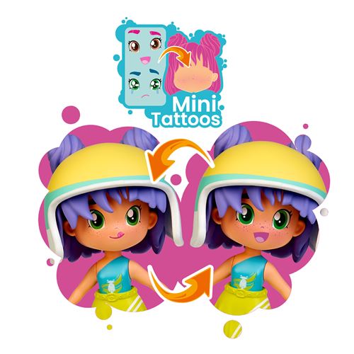 Figura Articulada Pinypon Top: Moto Girl - Famosa - Image 8