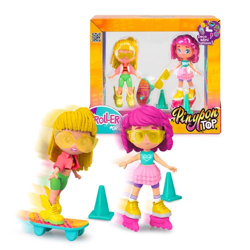 Figura Articulada Pinypon Top: Roller Girls - Famosa - Envio Aleatório - Image 2