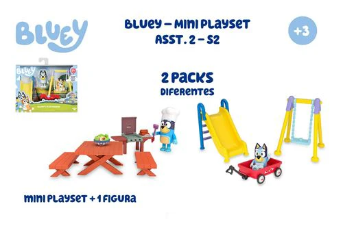 Figura Bluey Mini Playset - Pack de 4 - Famosa - Envio Aleatório - Image 3