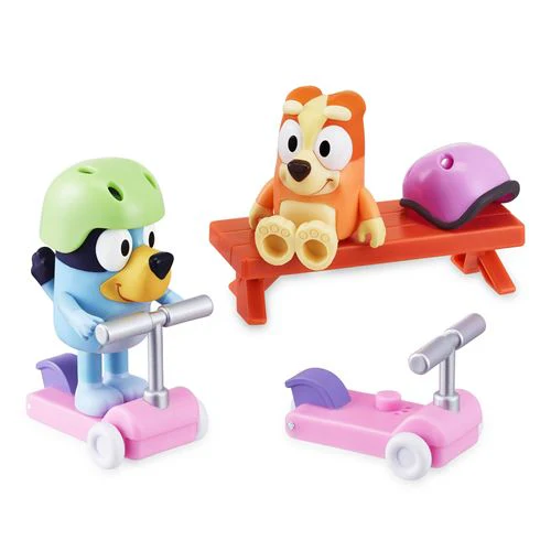Figura Bluey & Mini Veículos Scooters - Famosa - Image 2