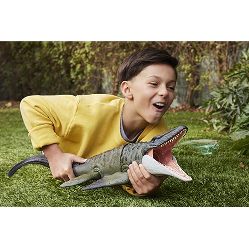Figura Dinossauro Jurassic World Saga: Mosasaurus Bite'N Blast - Mattel - Image 5