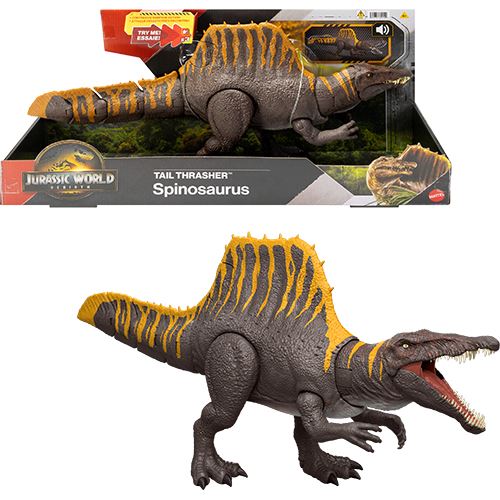 Figura Dinossauro Jurassic World Saga: Spinossauros Tail Thrasher - Mattel - Image 2