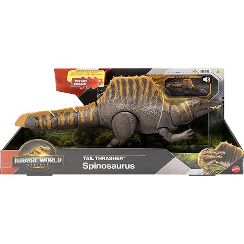 Figura Dinossauro Jurassic World Saga: Spinossauros Tail Thrasher - Mattel - Image 3