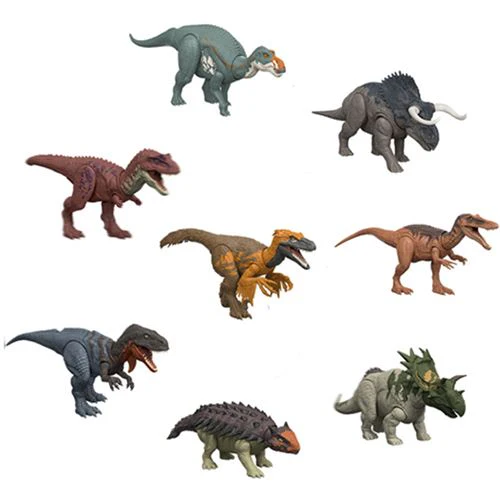 Figura Dinossauro Jurassic World Saga: Wild Roar - Mattel - Envio Aleatório