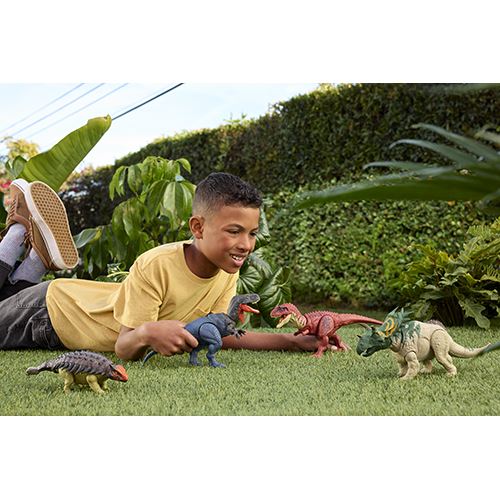 Figura Dinossauro Jurassic World Saga: Wild Roar - Mattel - Envio Aleatório - Image 4