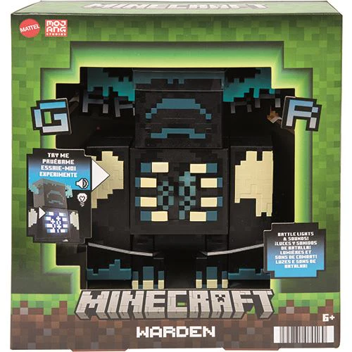 Figura Minecraft Warden com Luzes e Sons - Mattel - Image 3