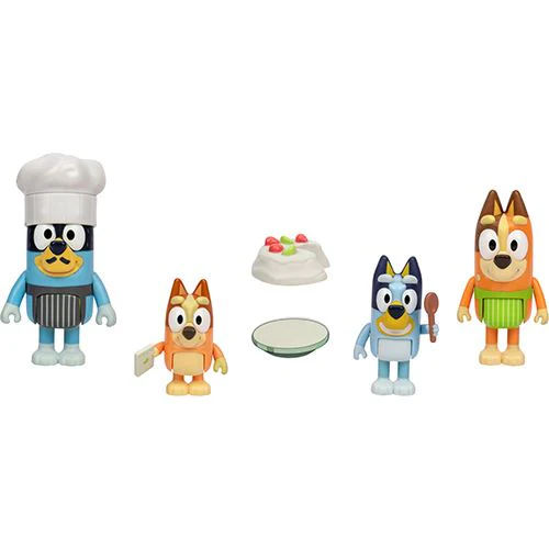 Figuras Bluey - Pack 4 Unidades - Let´s Play Chef - Moose Toys - Image 2