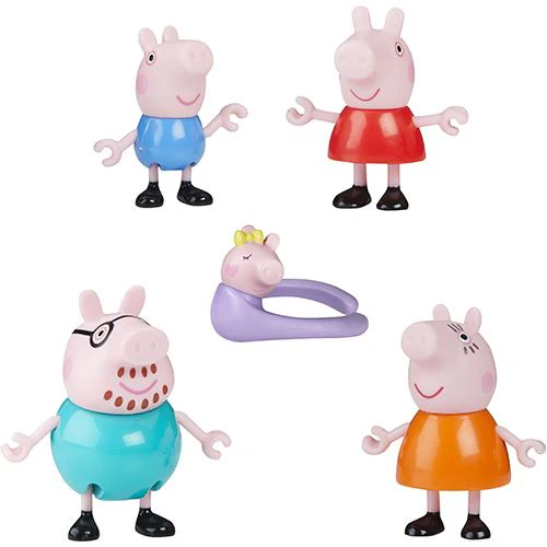 Figuras da Peppa Pig com Bebé Evie - Pack de 5 Unidades - Hasbro - Image 3