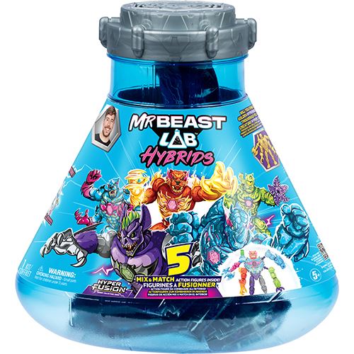 Figuras de Ação Mr Beast Lab Hybrid - Pack 5 Unidades - Moose Toys - Envio Aleatório - Image 2