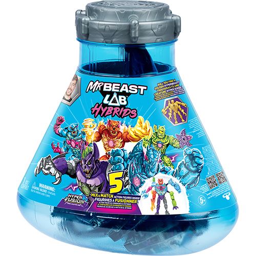 Figuras de Ação Mr Beast Lab Hybrid - Pack 5 Unidades - Moose Toys - Envio Aleatório - Image 3