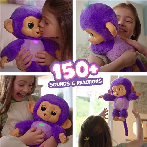 Fingerlings 2 - Peluche Macaco Interativo - Concentra - Image 3
