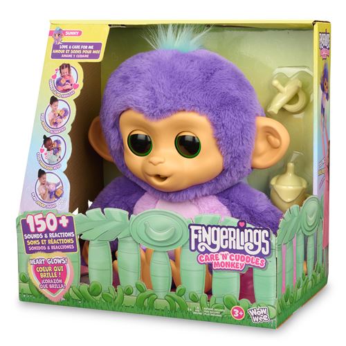 Fingerlings 2 - Peluche Macaco Interativo - Concentra - Image 8