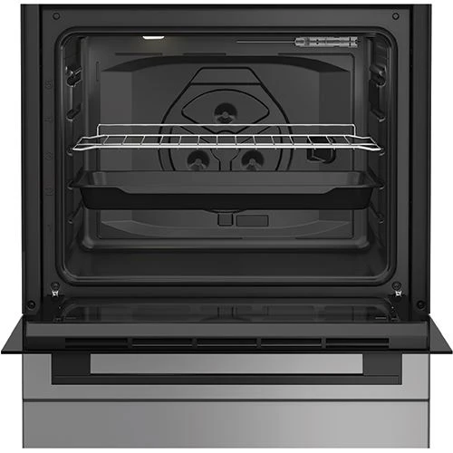 Fogão a Gás Natural com Forno Elétrico Indesit I6G3PMS | 85x60x60 cm | 4 Bocas | A | Inox - Image 3