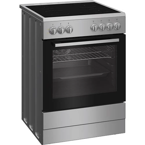 Fogão Elétrico Indesit I6V5PMS | Vitrocerâmica | 4 Zonas | 85x60x60 cm | A | Silver - Image 2
