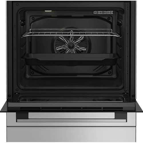 Fogão Elétrico Indesit I6V5PMS | Vitrocerâmica | 4 Zonas | 85x60x60 cm | A | Silver - Image 3