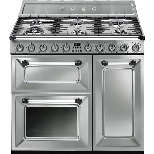 Fogão Smeg TR93X | 91x90x60 cm | 6 Zonas | A | Aço inoxidável