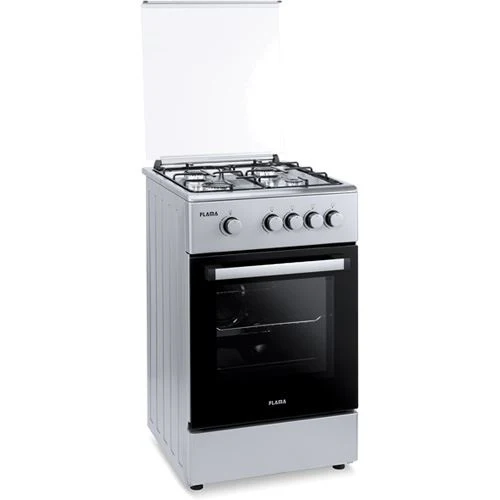 Fogão a Gás Flama 8171FL | 50x60 cm | 4 Bocas | Silver - Image 3