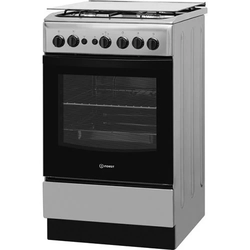 Fogão a Gás Natural Indesit IS5G1PMX/E | 50x60 cm | 4 Bocas | A | Inox - Image 2